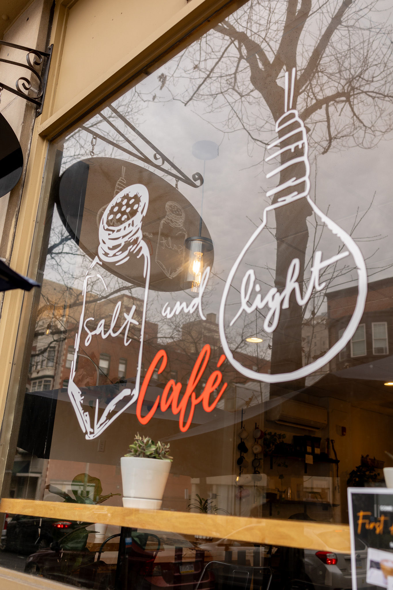 salt and light cafe window
